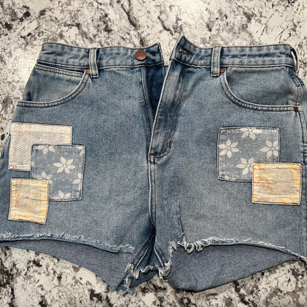 Billabong Wrangler Denim Patchwork Shorts